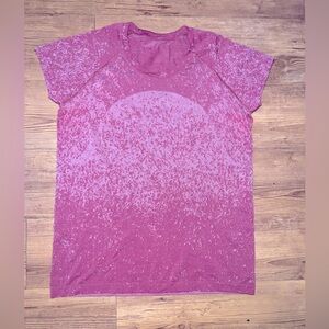 Lululemon size 14 athletic swiftly shirt